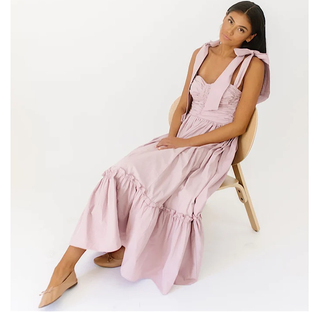 Zoco - WESLEY MAXI DRESS - MAUVE - Small
